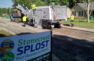 Stonecrest Road Repair is Officially Underway