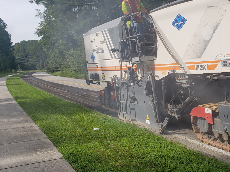 McDaniel Mill Road of the 2021 SPLOST Road Paving Project in Stonecrest, GA