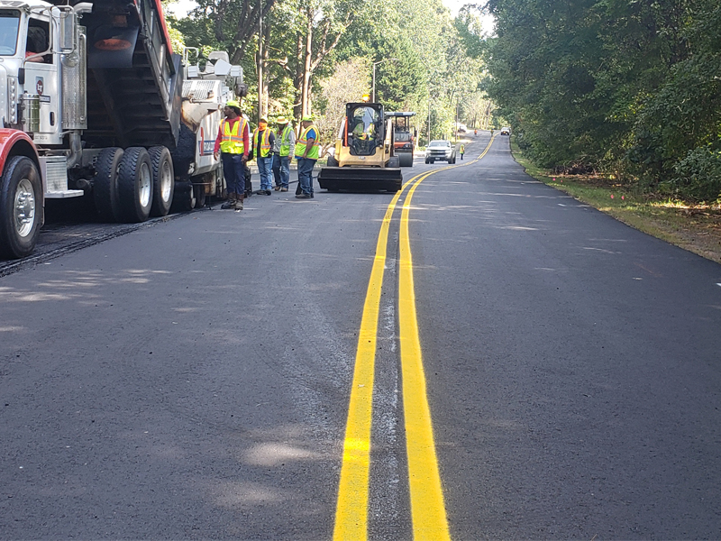 Miller Road of the 2021 SPLOST Road Paving Project in Stonecrest, GA