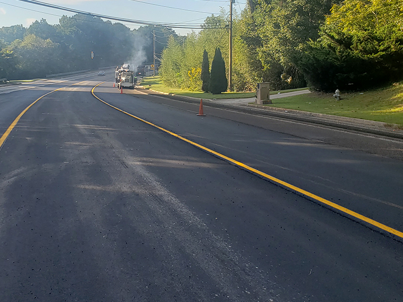 Panola Road of the 2021 SPLOST Road Paving Project in Stonecrest, GA