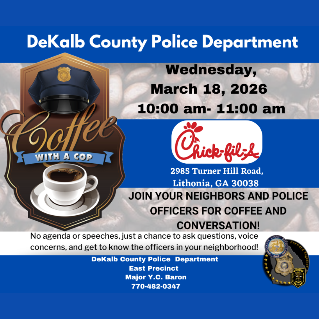 East Precinct Coffee with a Cop - Mar 18