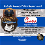 East Precinct Coffee with a Cop - Mar 18
