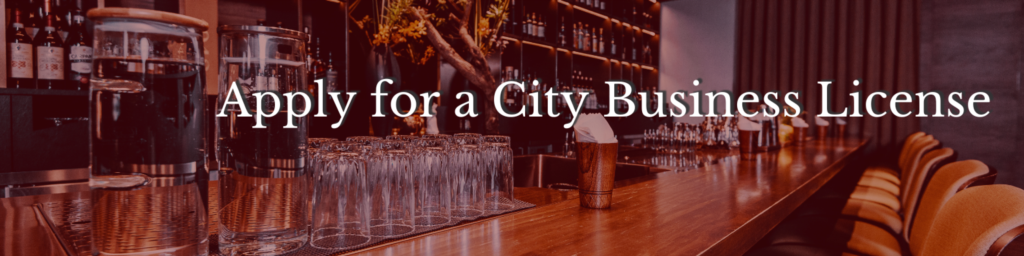 Apply for a City Business License